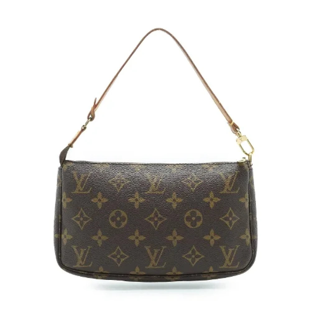 Louis Vuitton Vintage Pre-owned Leather handbags Brown Dames