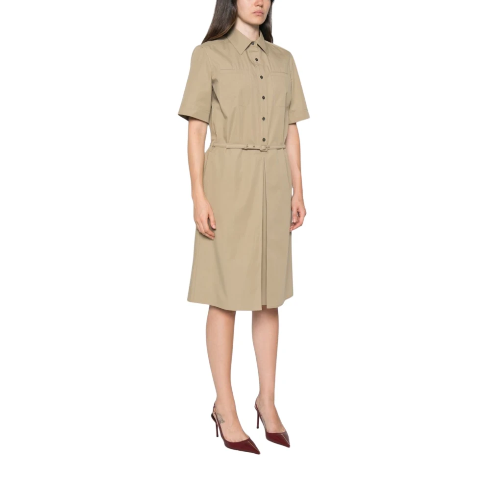 Fendi Shirt Dress - Female - Shirt Dresses - Beige - S - Dresses