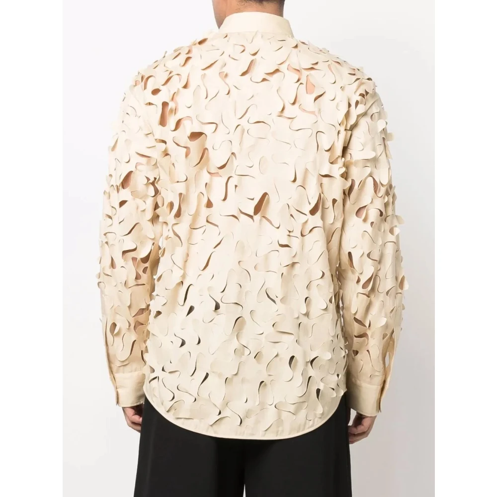 Dsquared2 Casual Overhemd Collectie Beige Heren