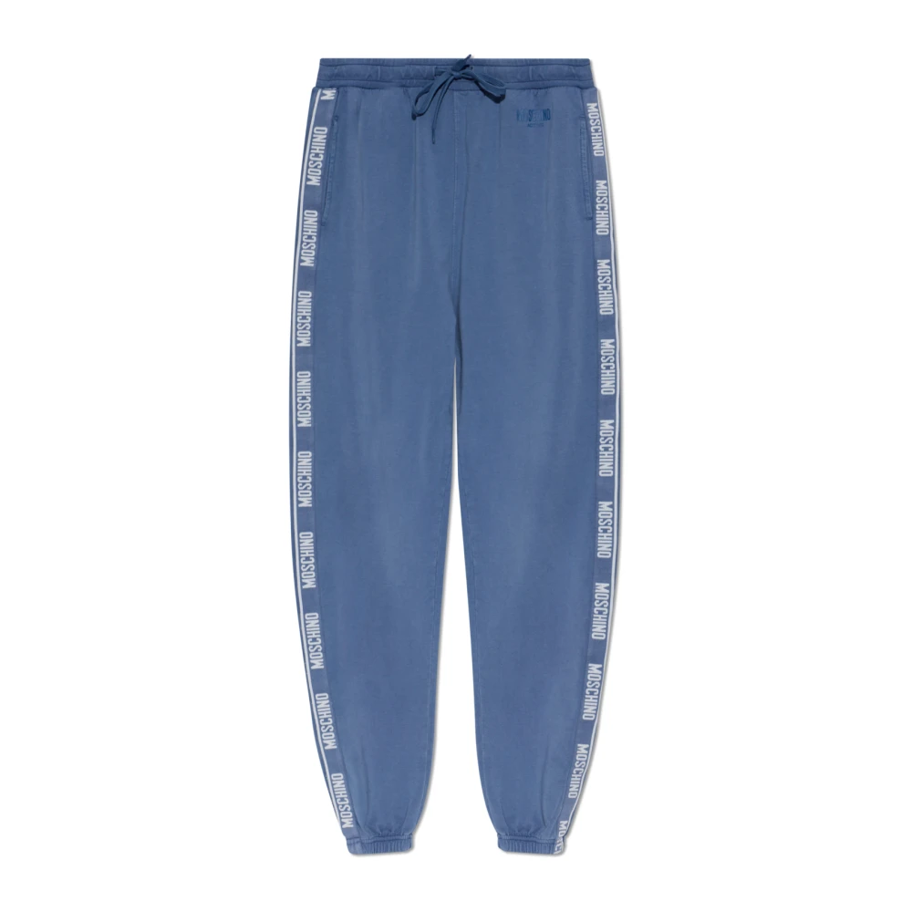Moschino Hombre Azul - Pantalones De Chándal Con Rayas Laterales - Trousers - S