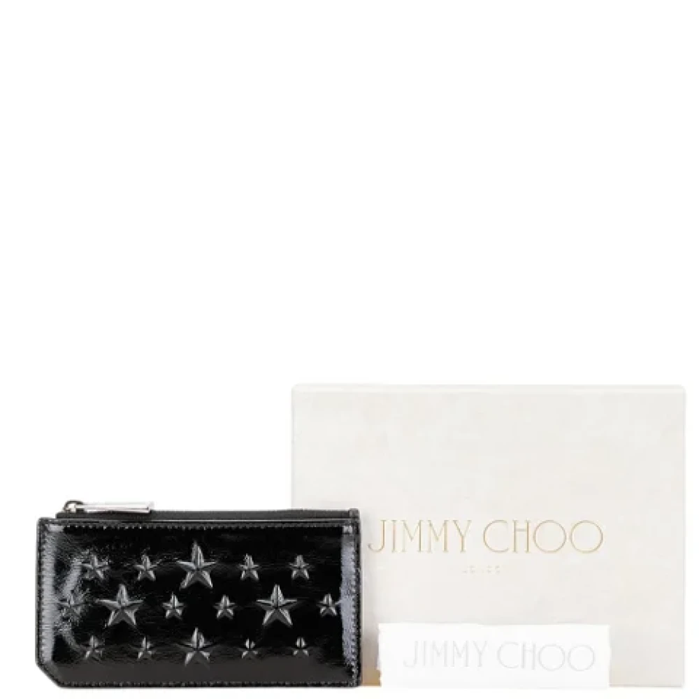 Jimmy Choo Pre-owned Leather wallets Black Dames