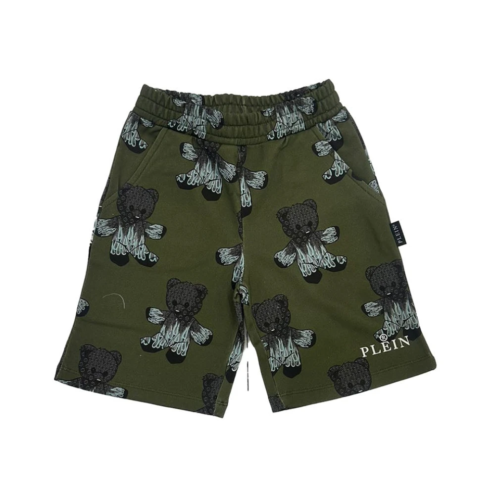 Philipp Plein Boys Multicolor Shorts, 14 Y, Bermuda Shorts