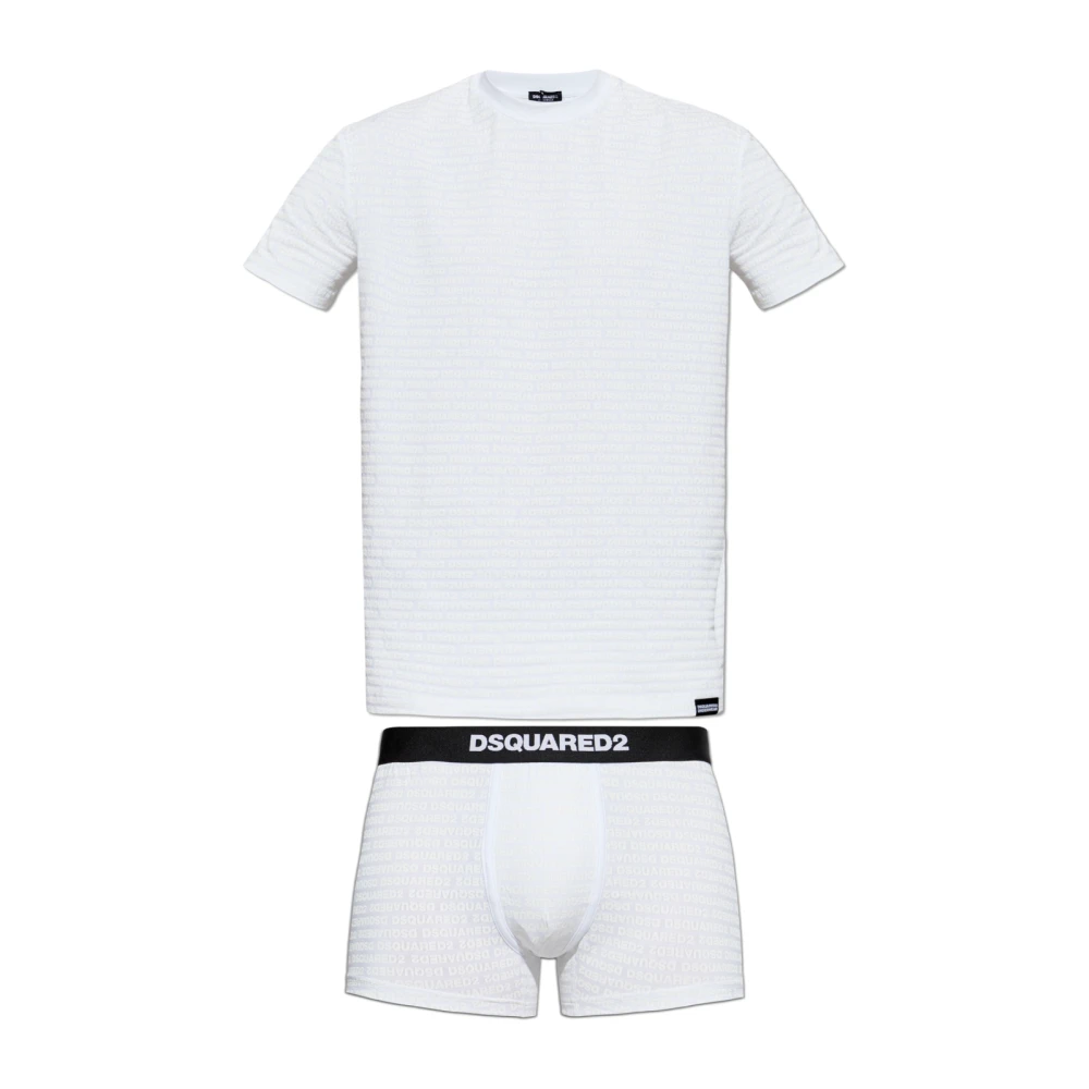 Dsquared2 Hombre Blanco Ropa Interior, Talla: 2XL