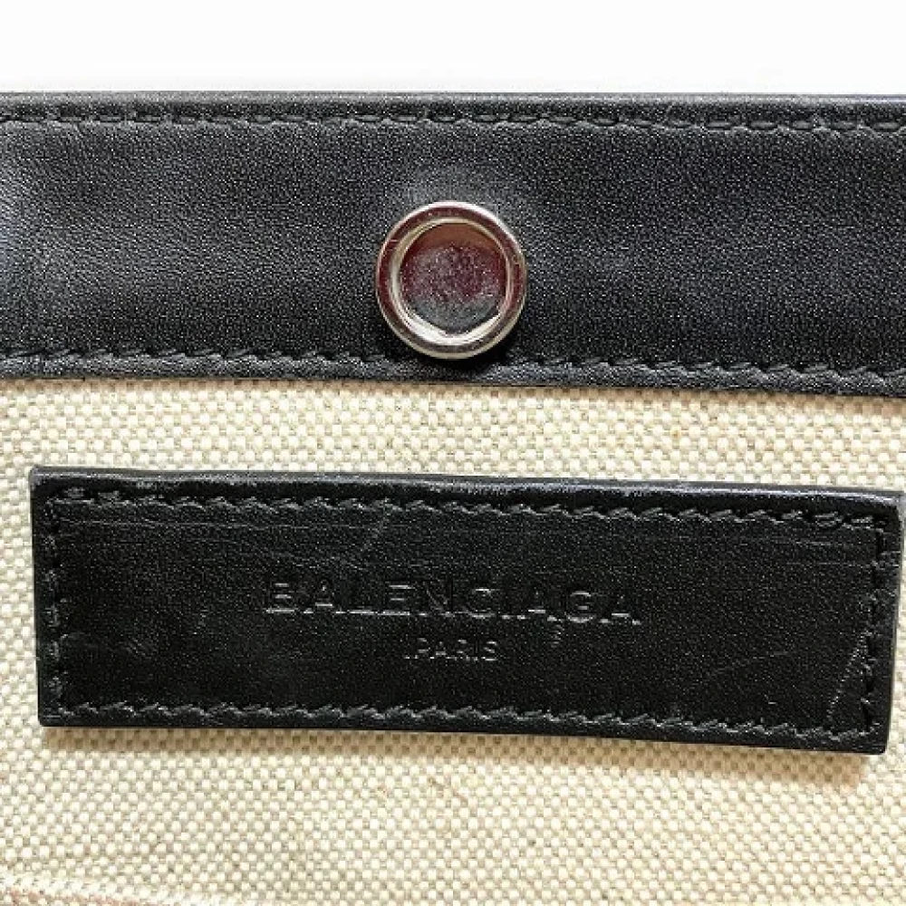 Balenciaga Vintage Pre-owned Canvas balenciaga-bags Beige Dames