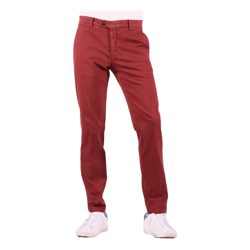 Briglia Stretch katoen Bordeaux broek Red Heren