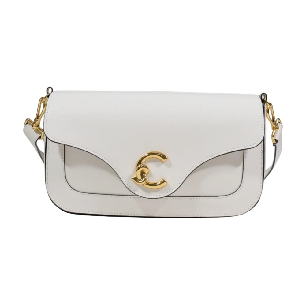 Coccinelle Women's Beige C-Me Calf Medium Bag