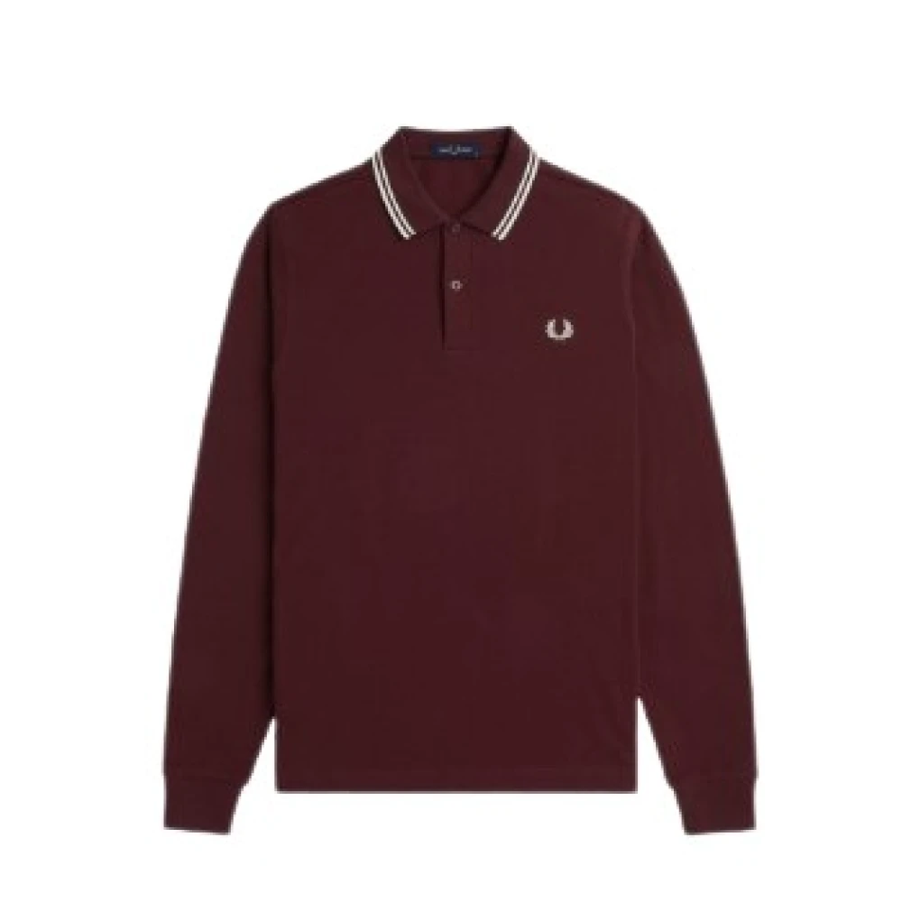 Fred Perry Men's Brown Twin Tipped Shirt - Polo Shirts - Xl - Tops