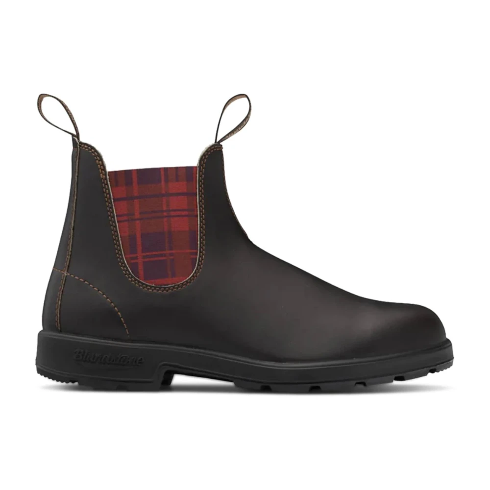 Blundstone Men's Brown Leather Ankle Boots - Chelsea Boots - 9 Uk - Shoes