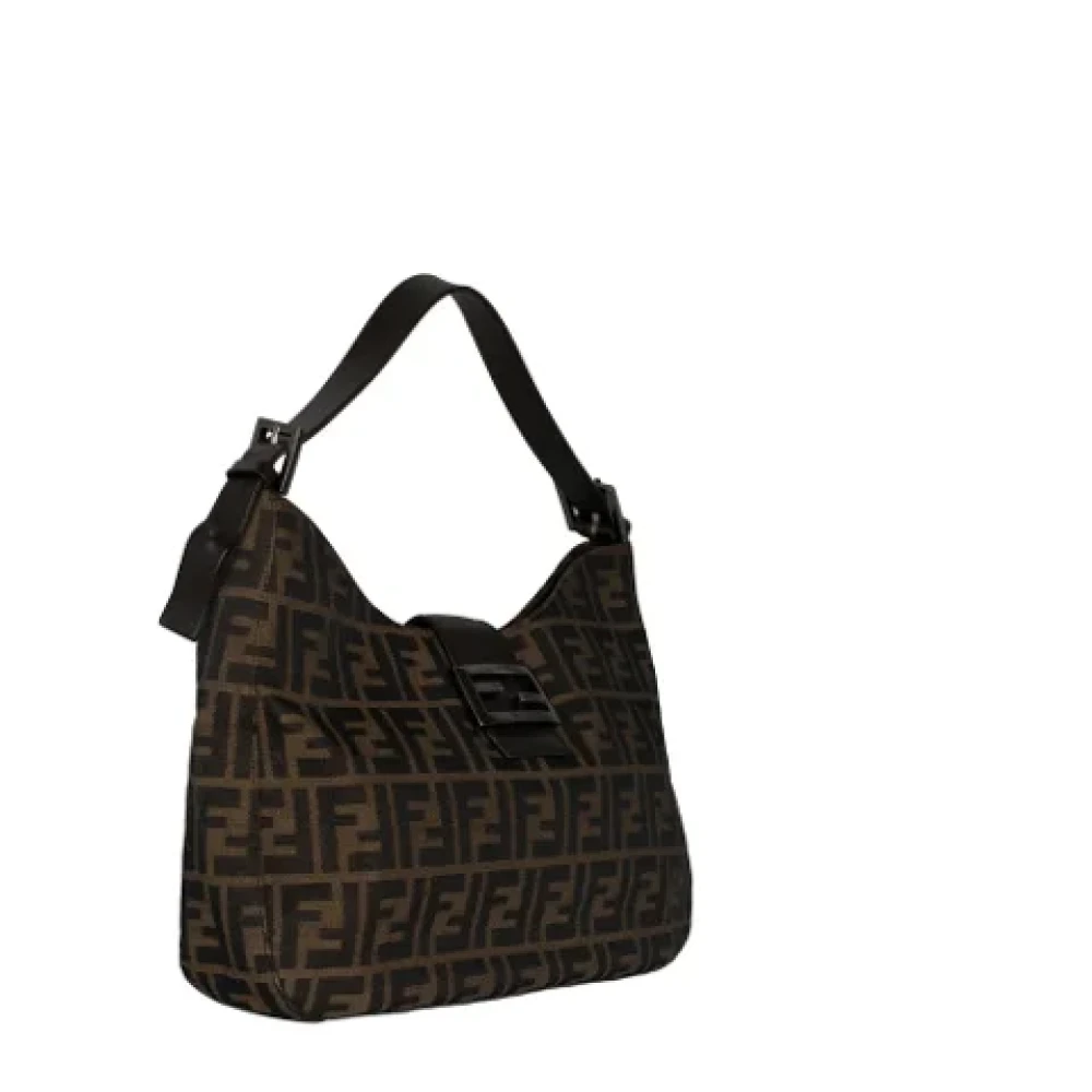 Fendi Vintage Pre-owned Canvas fendi-bags Brown Dames