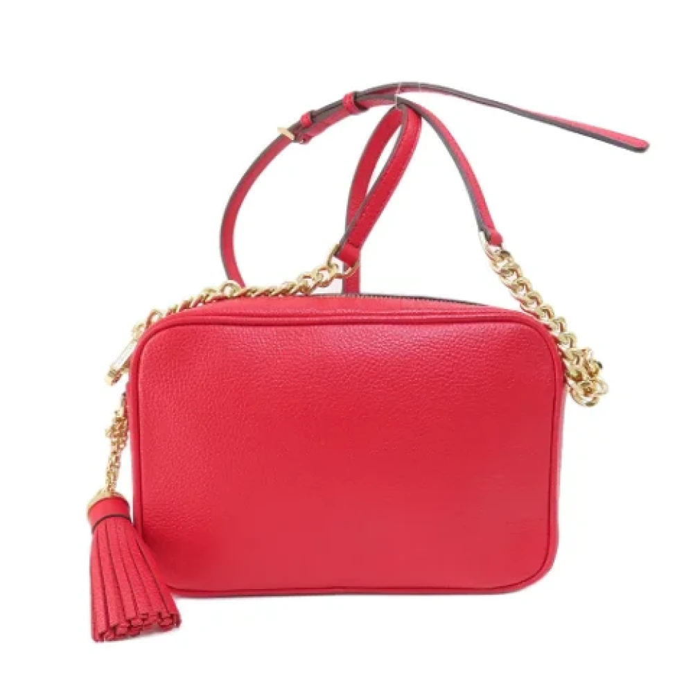 Michael Kors Pre-owned Leather shoulder-bags Red Dames