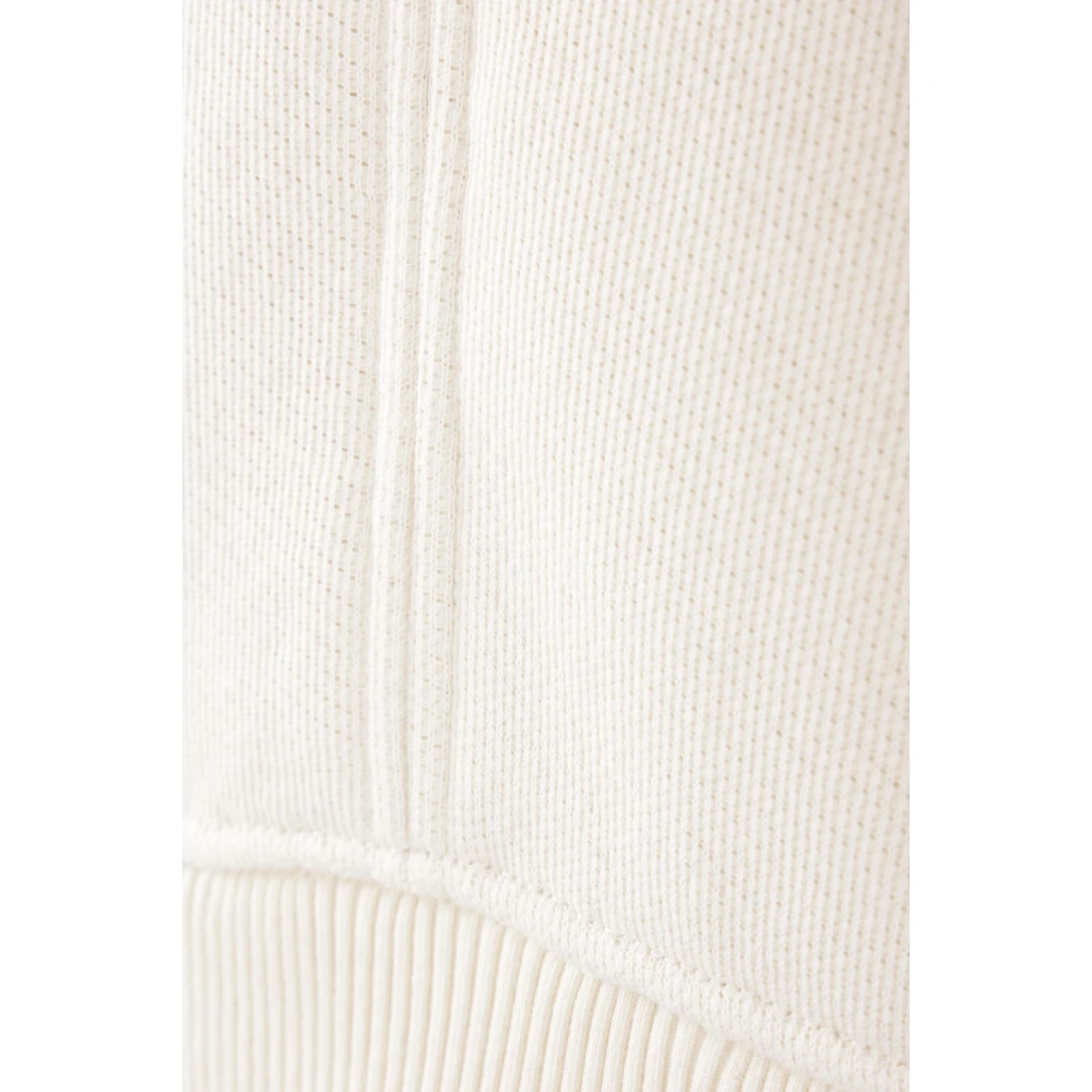 Max Mara Witte Sweater met Logo Borduurwerk White Dames