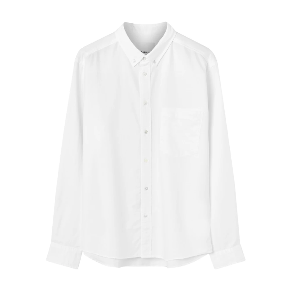 Isabel Marant Men's White Casual Shirts, Xl, Jasolo Shirt