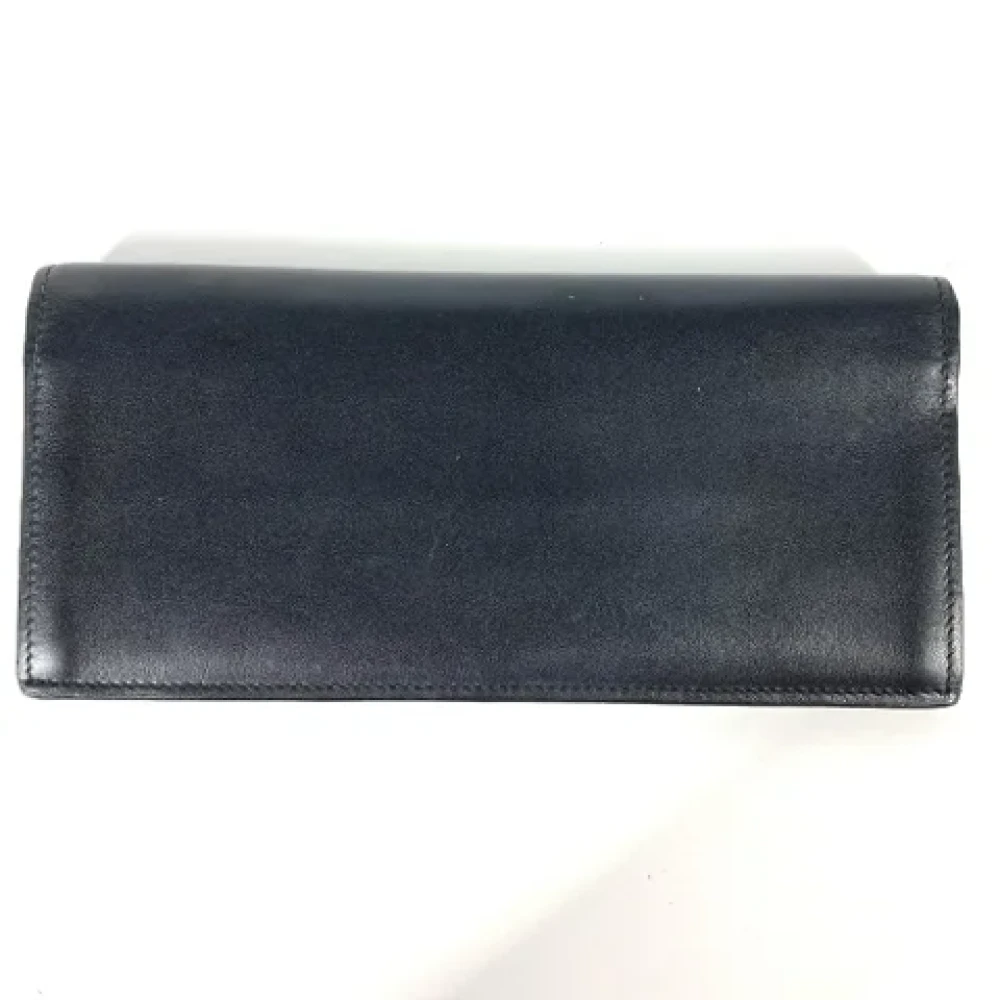 Loewe Pre-owned Leather wallets Black Dames