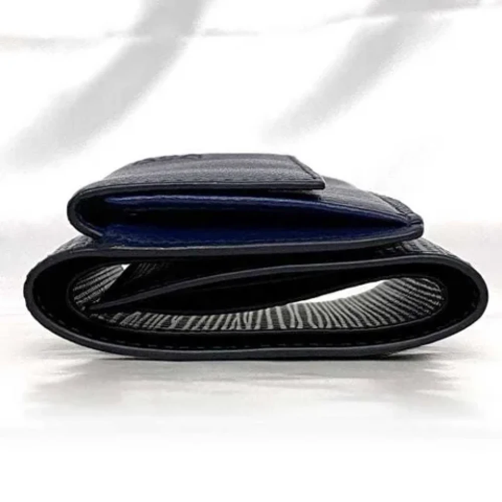 Loewe Pre-owned Leather wallets Blue Dames