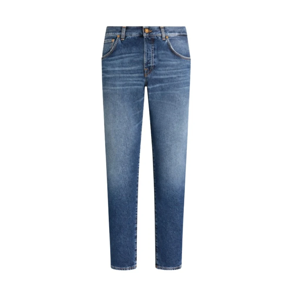 Pt Torino Men's Blue Slim Fit Jeans, W38, Breakbeat Jeans