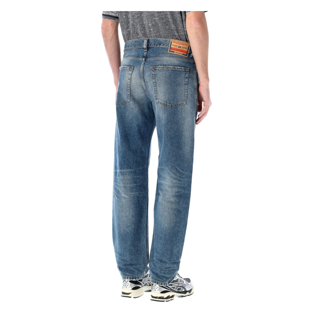 Diesel Lichtblauwe Destroyed Jeans Ss25 Blue Heren