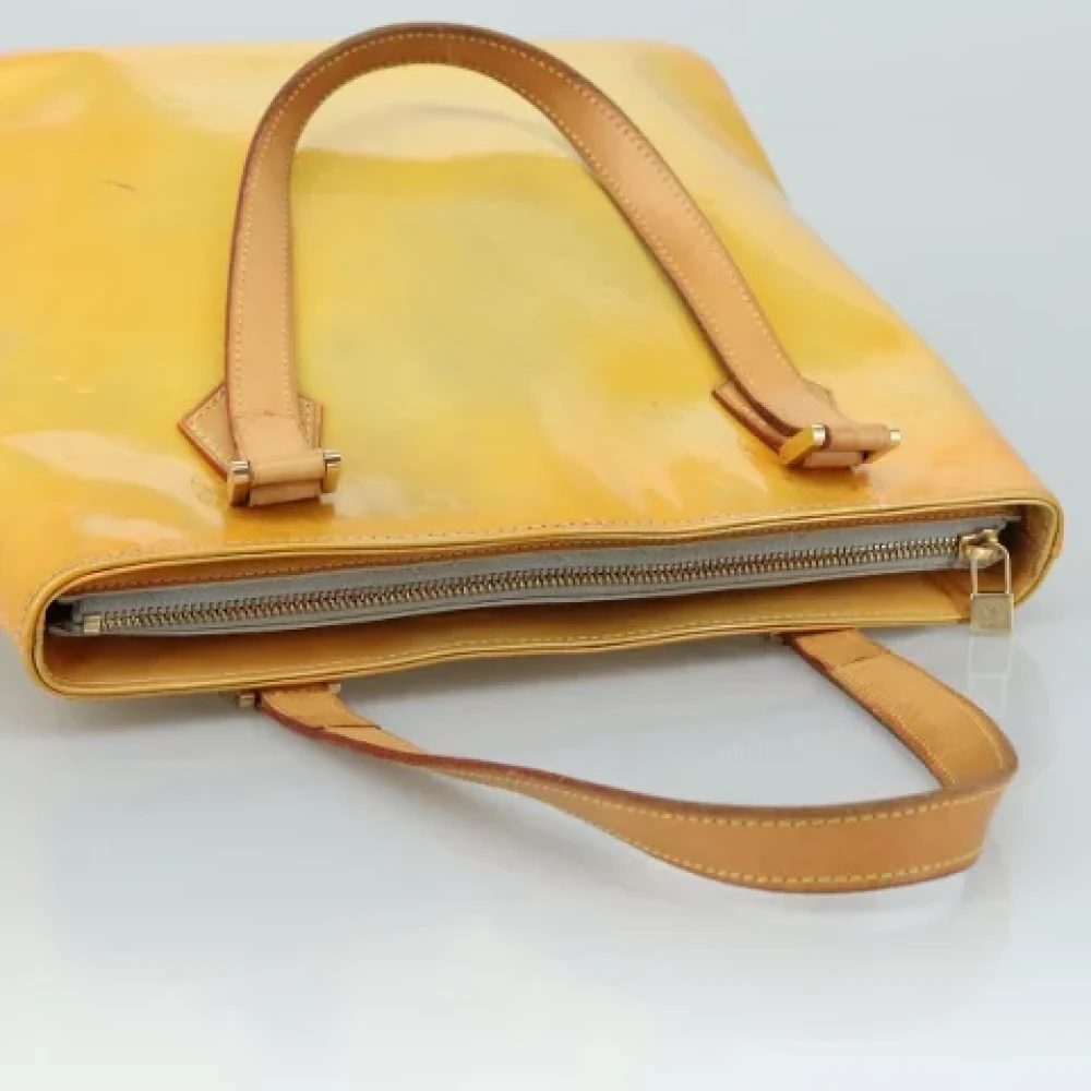 Louis Vuitton Vintage Pre-owned Leather handbags Yellow Dames