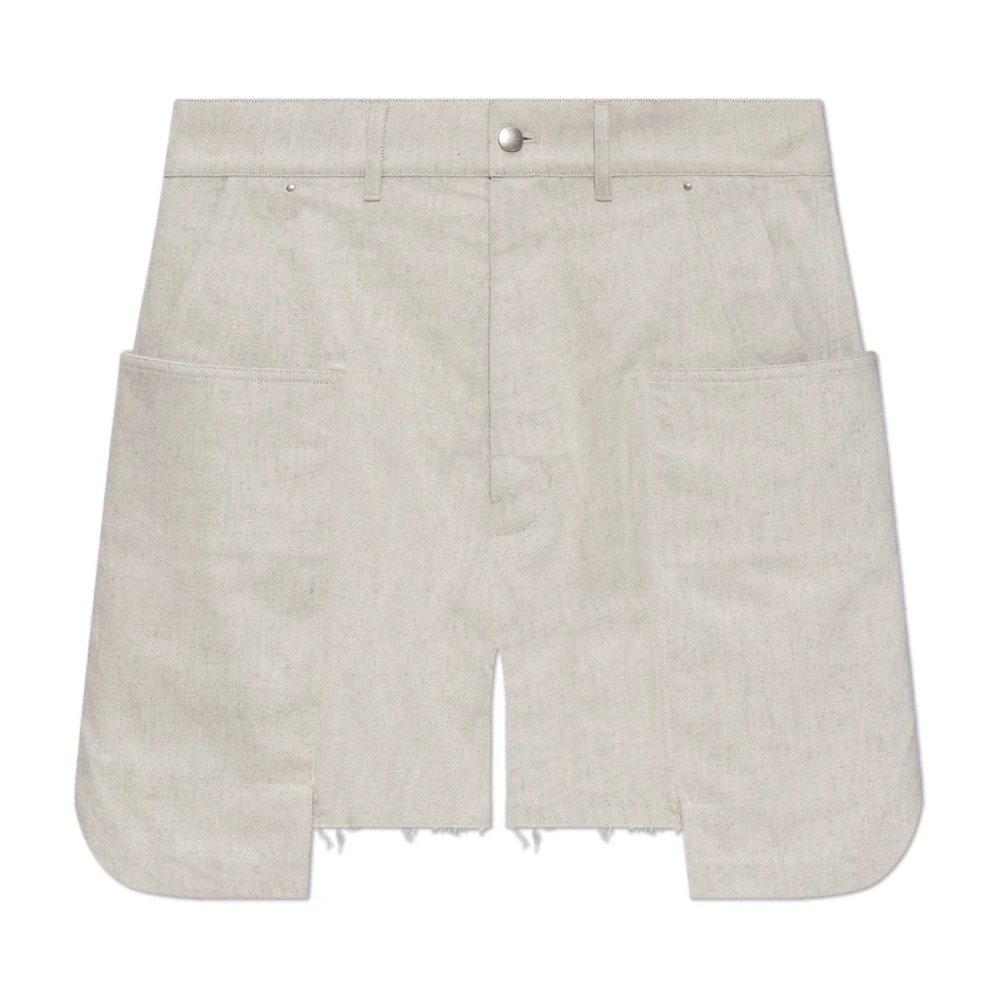 Rick Owens Stefan Shorts Gray Heren