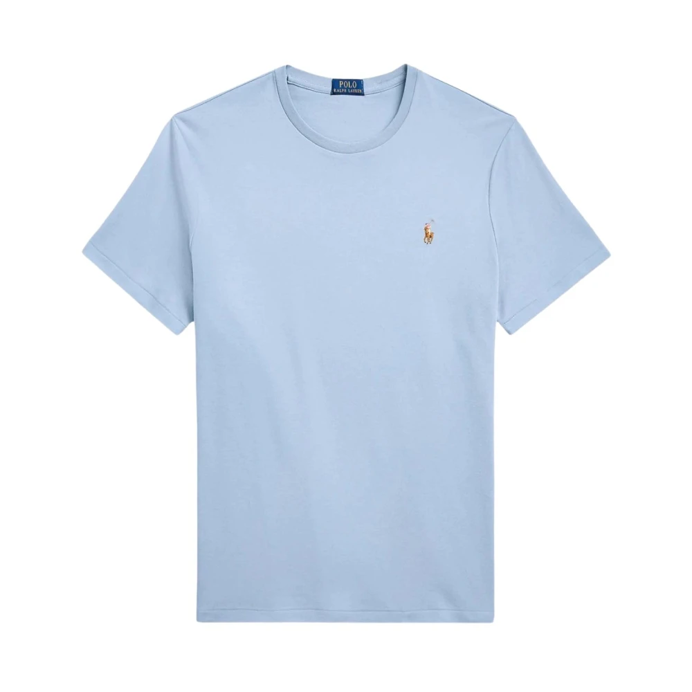 Polo Ralph Lauren Blauw Katoen Regular Fit T-Shirt Blue Heren