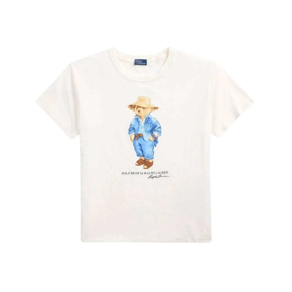 Polo Bear T-Skjorte MED Rund Hals - Hvit