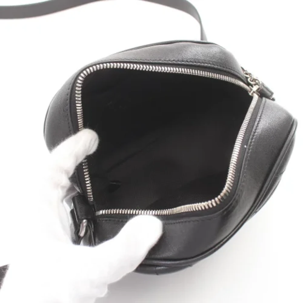 Gucci Vintage Pre-owned Leather shoulder-bags Black Dames