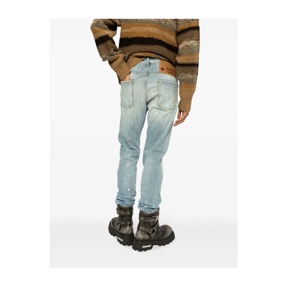 Dsquared2 Blauwe Casual Broek Blue Heren