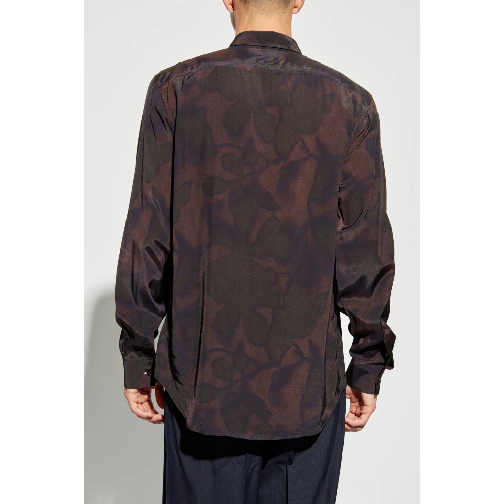 Paul Smith Gestreept overhemd Purple Heren