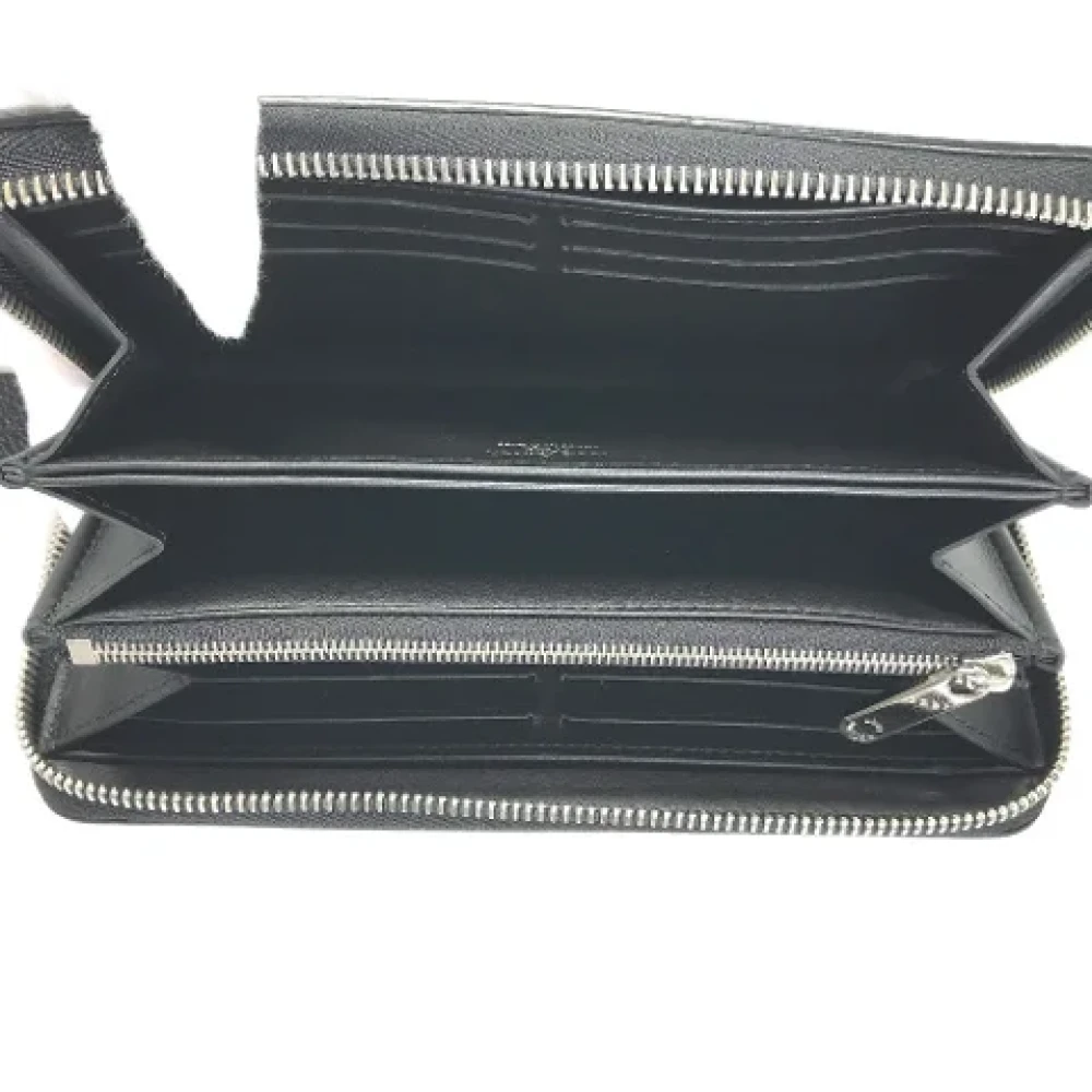 Louis Vuitton Vintage Pre-owned Fabric wallets Black Dames