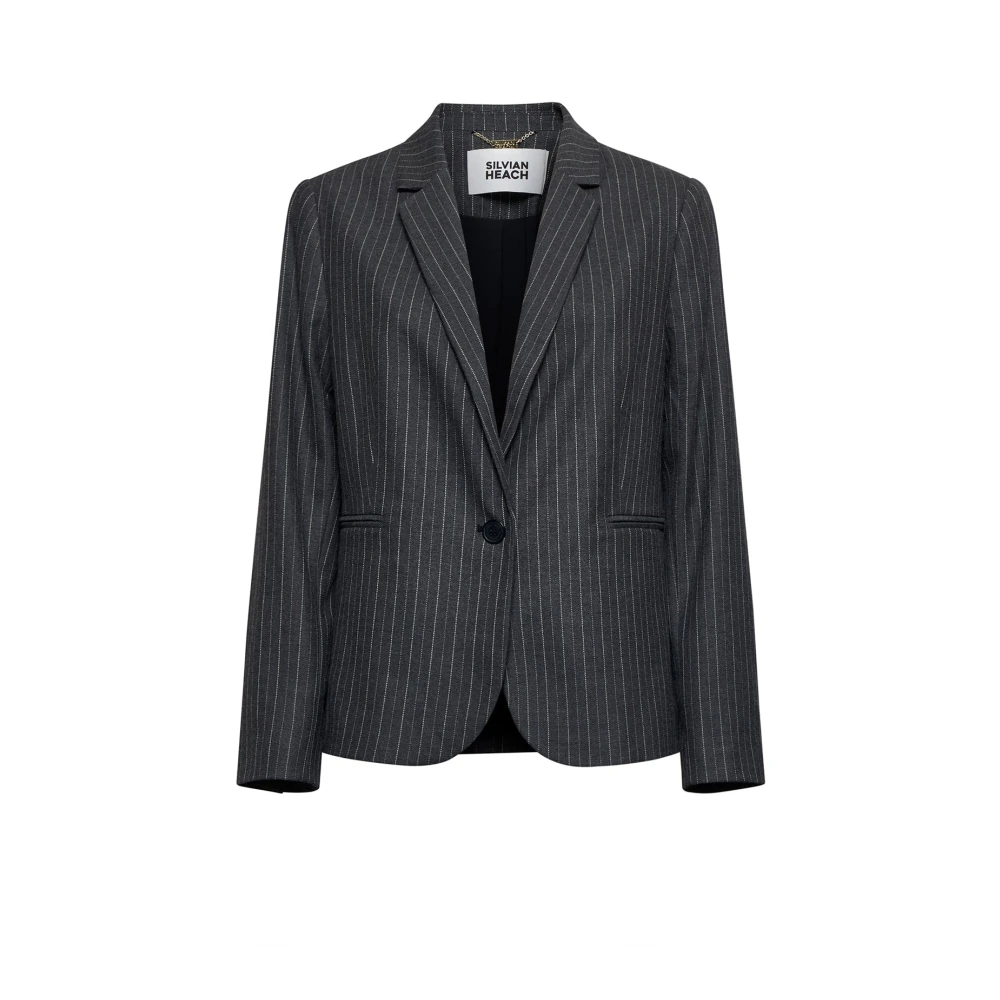 Silvian Heach Donna Grigio Giacche, M, New,