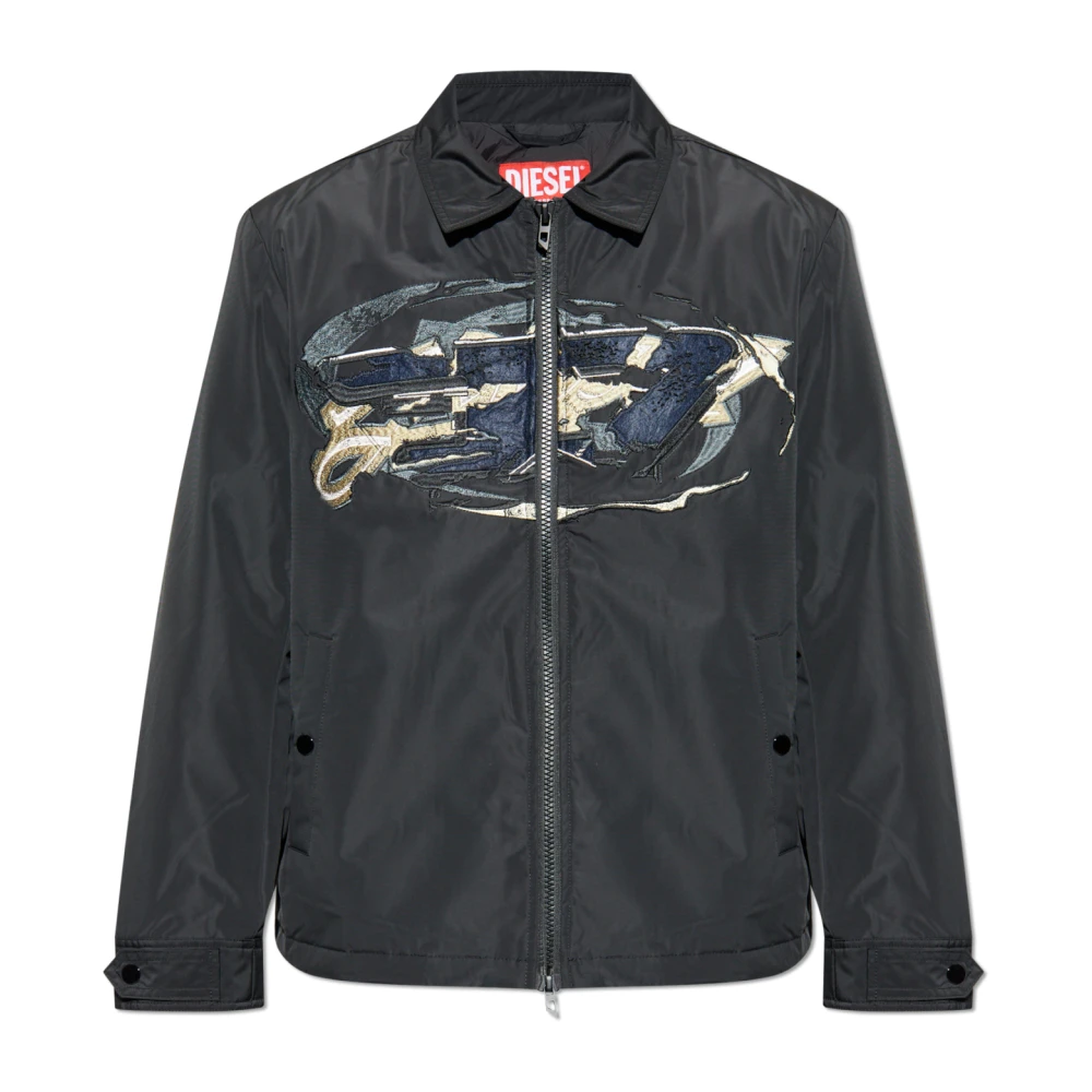 Diesel Mannelijk Zwart Jassen Heren, Xl, Jas J-Oachim-D-Padd