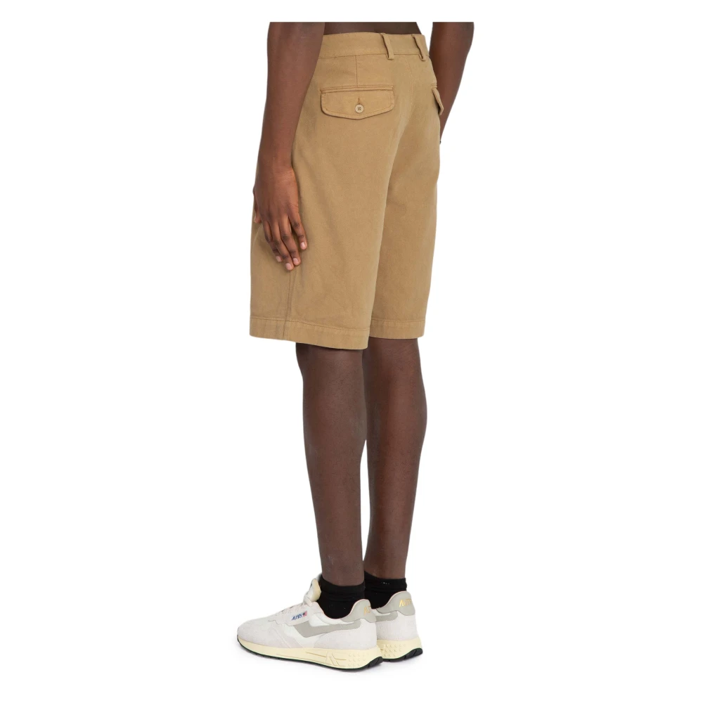 Sunflower Stijlvolle Geplooide Shorts Brown Heren