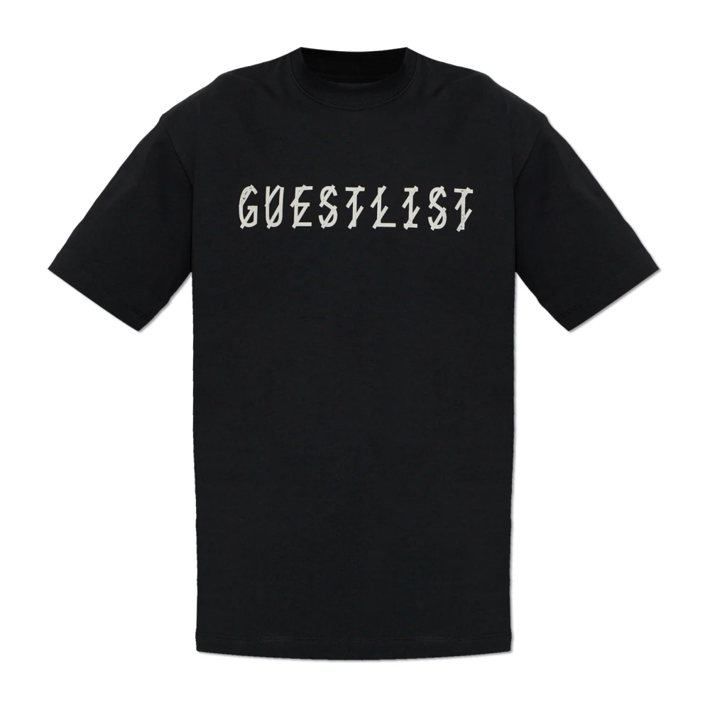 44 Label Group Men's Black Guestlist Tee - T-Shirts - M - Tops