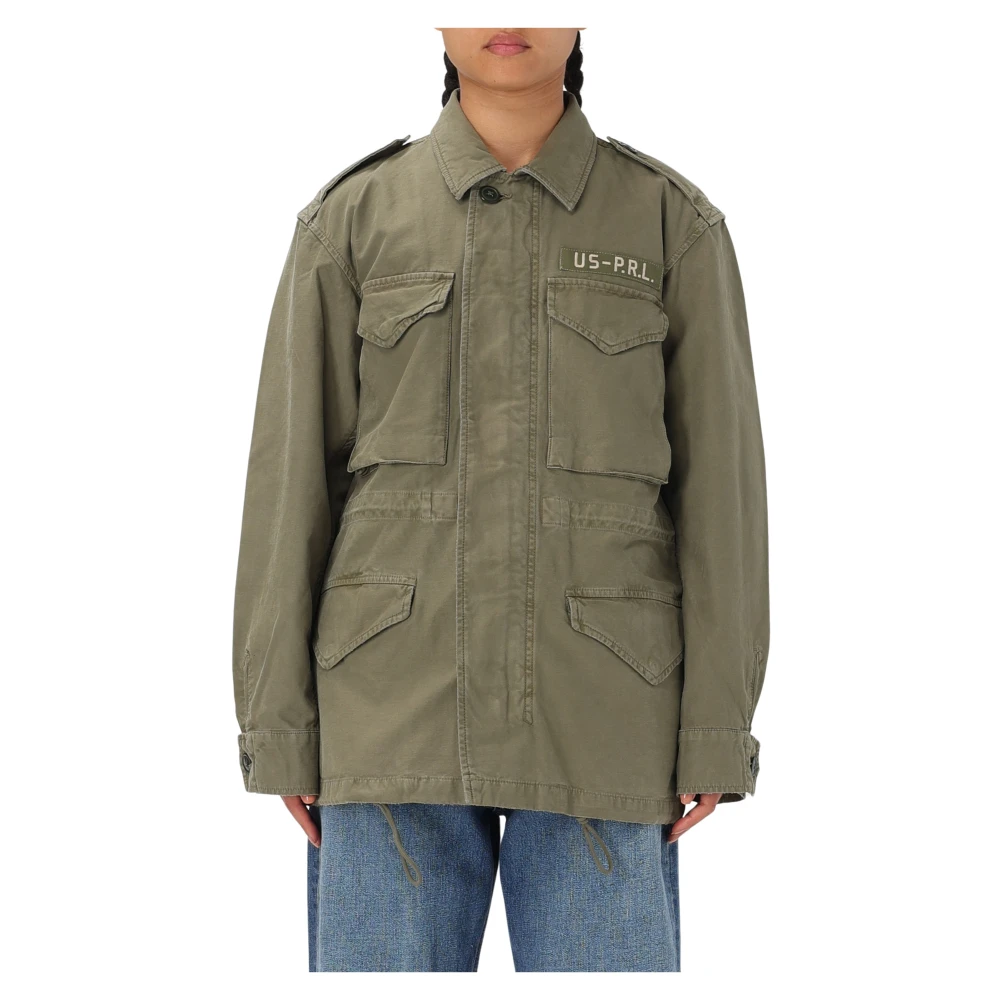 Polo Ralph Lauren Field Jacket voor Outdoor Avonturen Green Dames