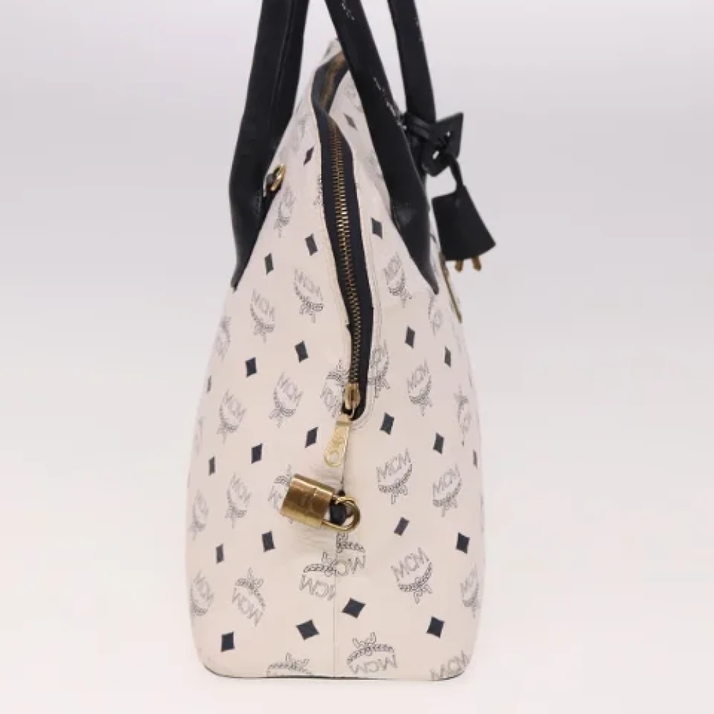 MCM Pre-owned Leather handbags White Dames