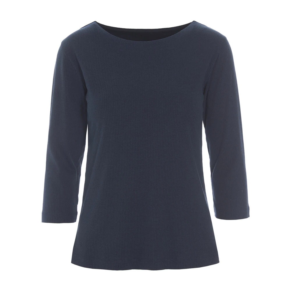 Bitte Kai Rand Donkere Middernacht Ribblouse 3 4 Mouwen Blue Dames