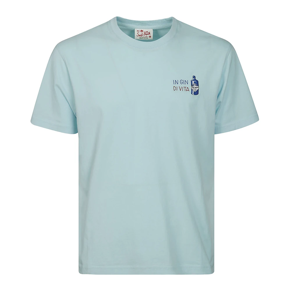 MC2 Saint Barth Celeste Portofino T-shirt Blue Heren