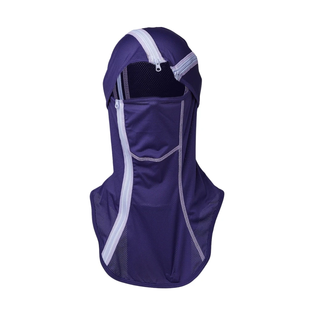 Post Archive Faction Mesh Zip Balaclava Purple Heren