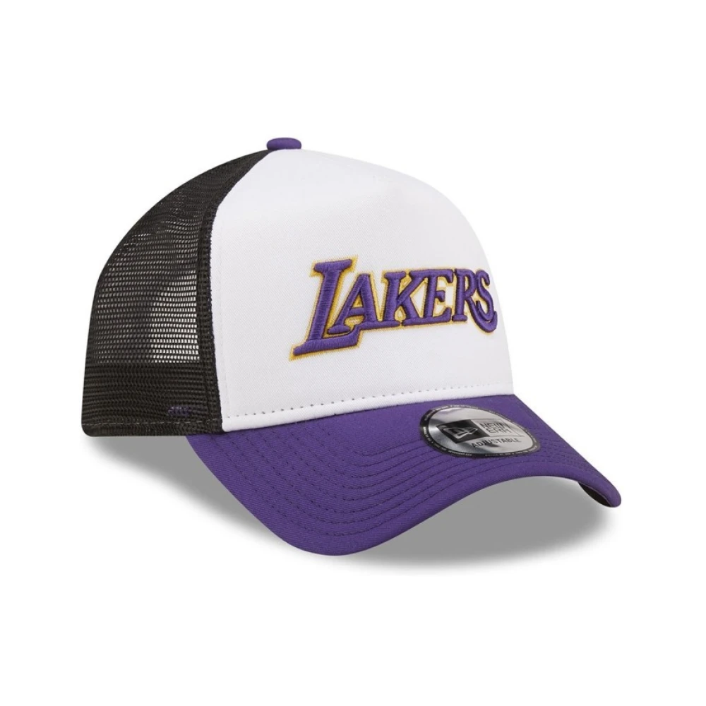 new era Witte Lakers Team Trucker Pet White Heren