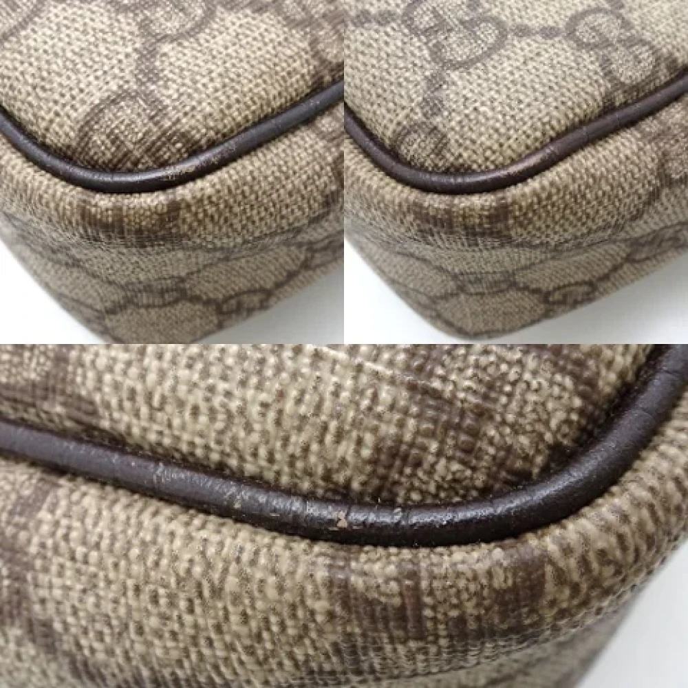 Gucci Vintage Pre-owned Leather shoulder-bags Beige Dames