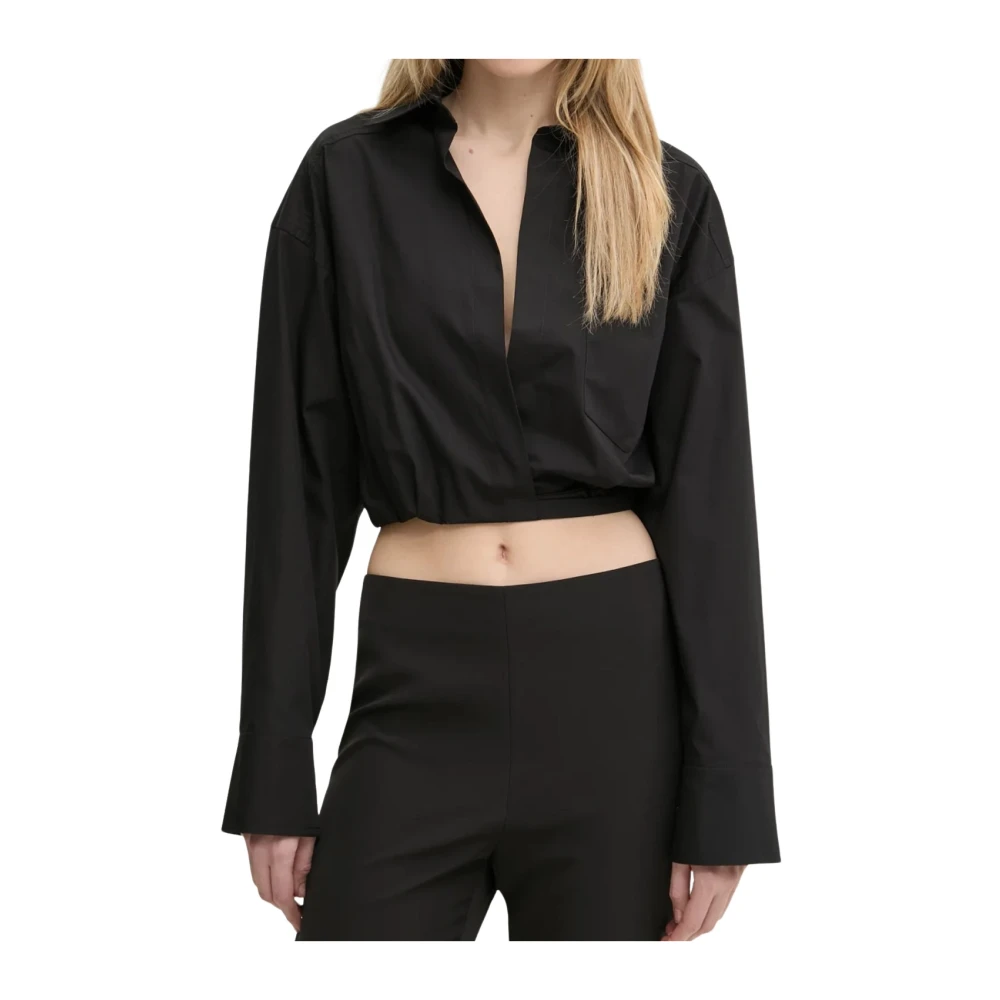 Moschino Zwarte overhemden voor heren Black Dames