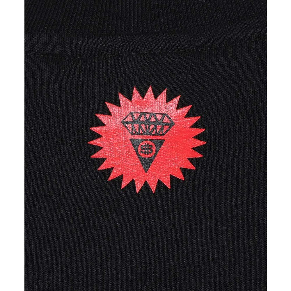 Icecream Katoenen T-shirt met print Black Heren