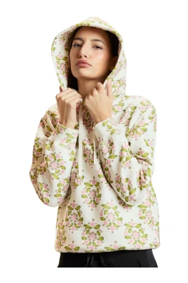 Bloom Tryckt Hoodie