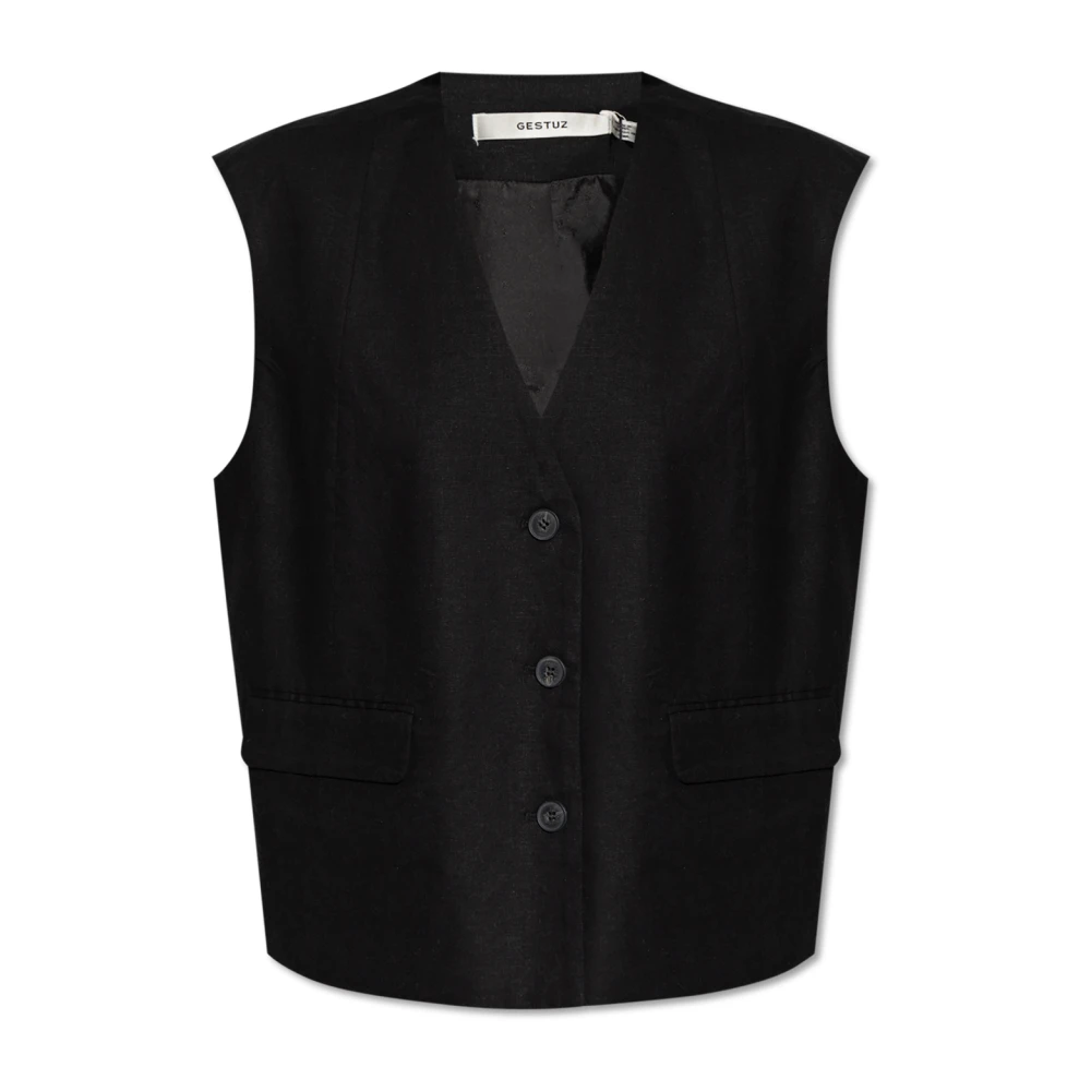 Gestuz - Jackets > Vests - Black - Gestuz - Modalova