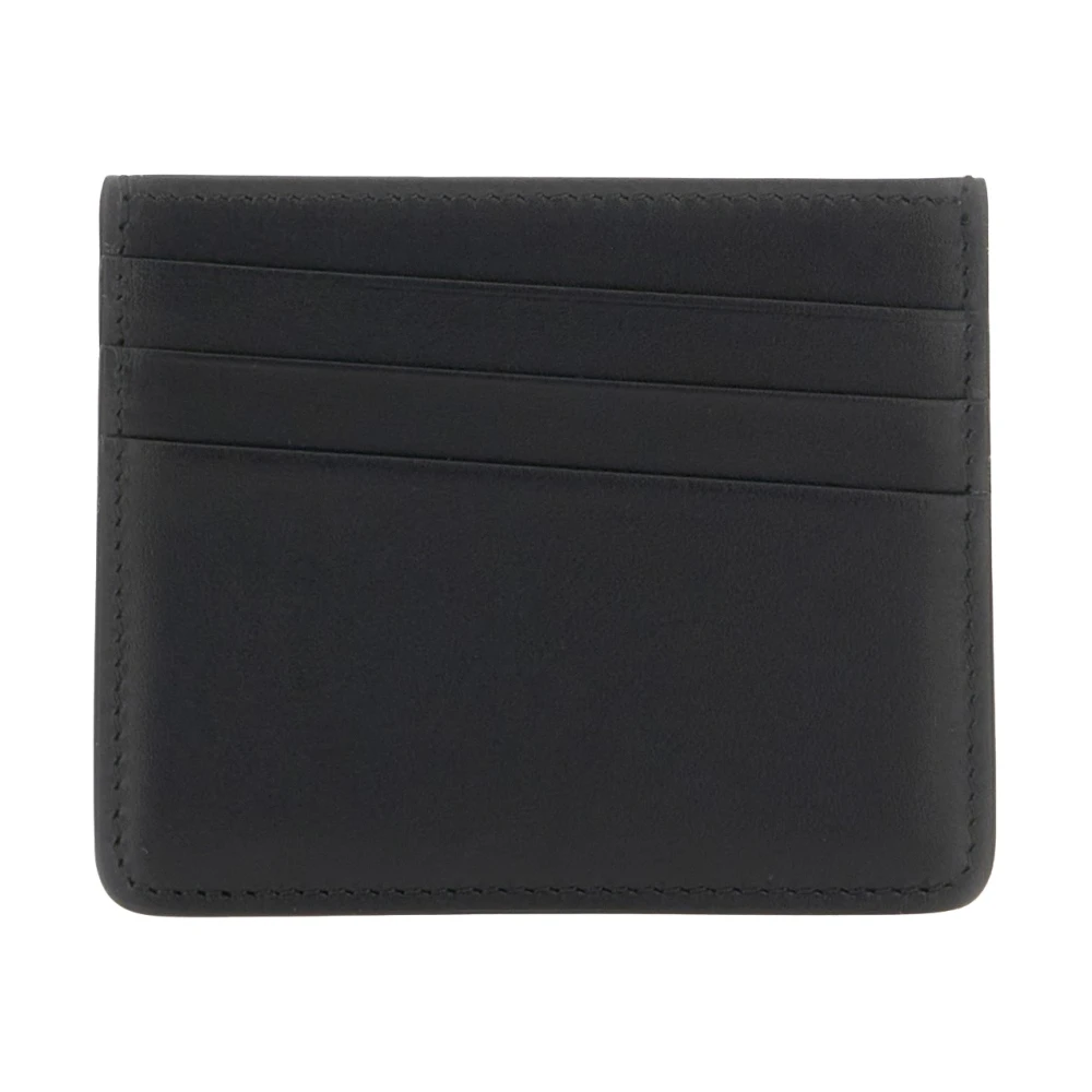 Maison Margiela Black Wallets & Cardholders, Male, One Size, Four-Stitch Wallet