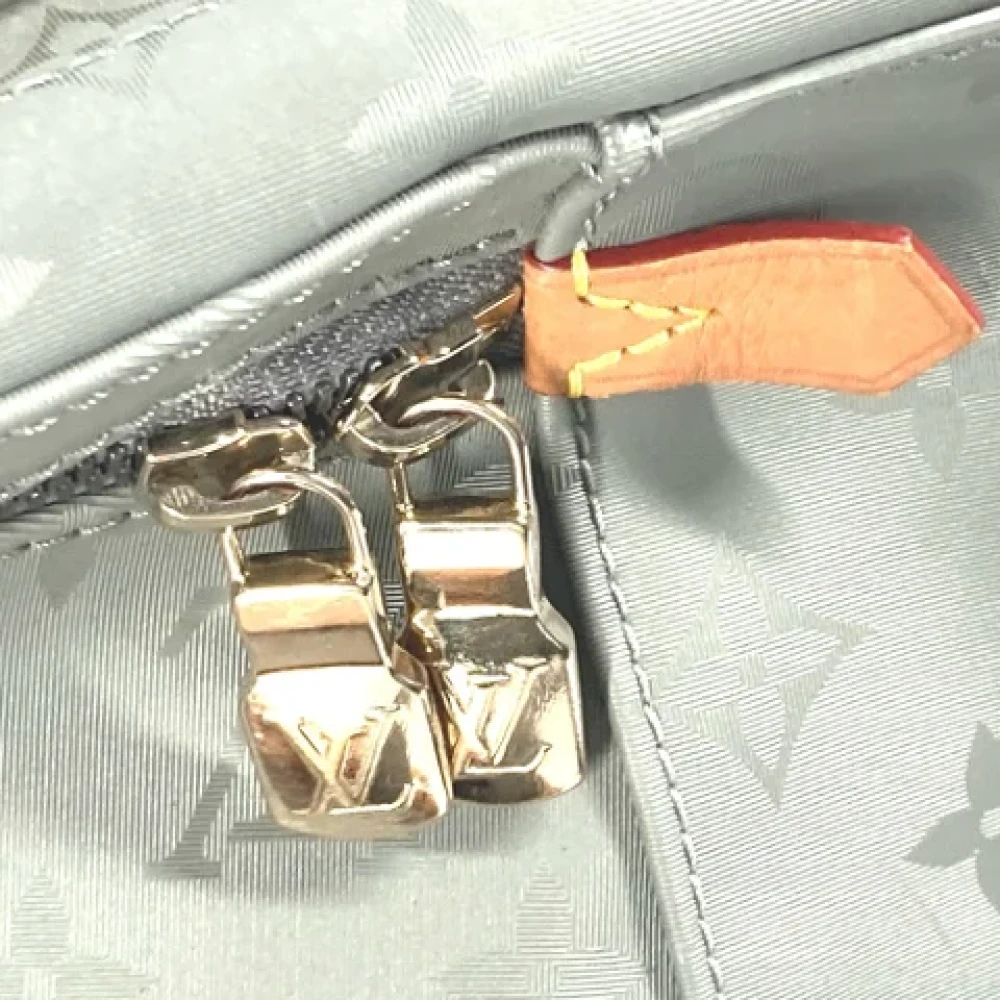 Louis Vuitton Vintage Pre-owned Cotton louis-vuitton-bags Green Dames