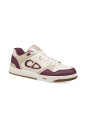 sneaker-bas-bordeaux-creme