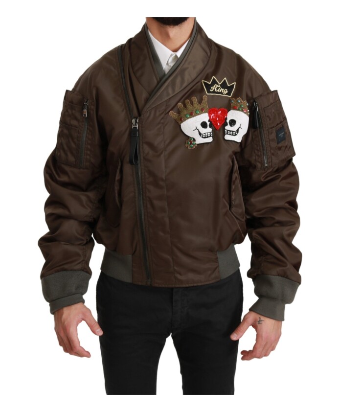 brown-beaded-crown-skull-logo-jacket