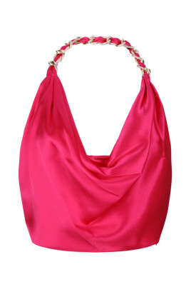 rose-profond-soie-haut-a-bretelles