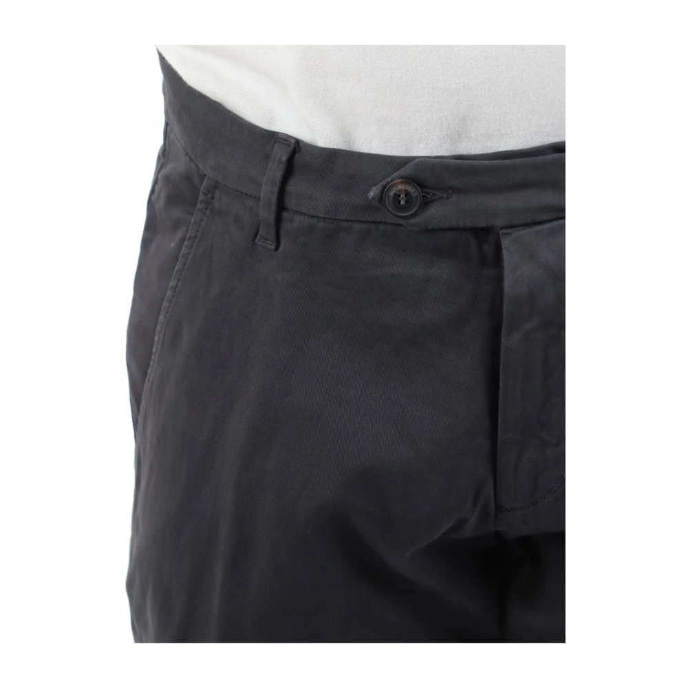 Roy Roger's Slim Fit Gabardine Jeans Gray Heren