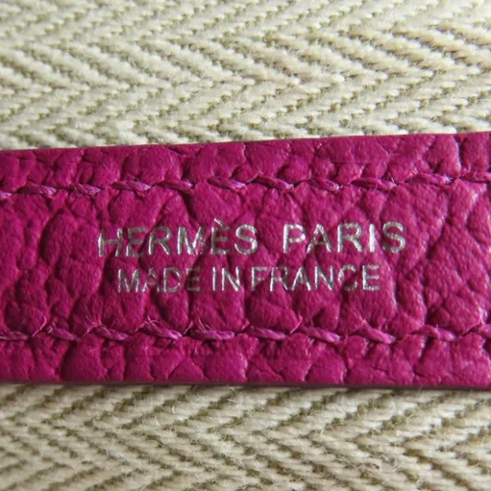 Hermès Vintage Pre-owned Leather handbags Pink Dames